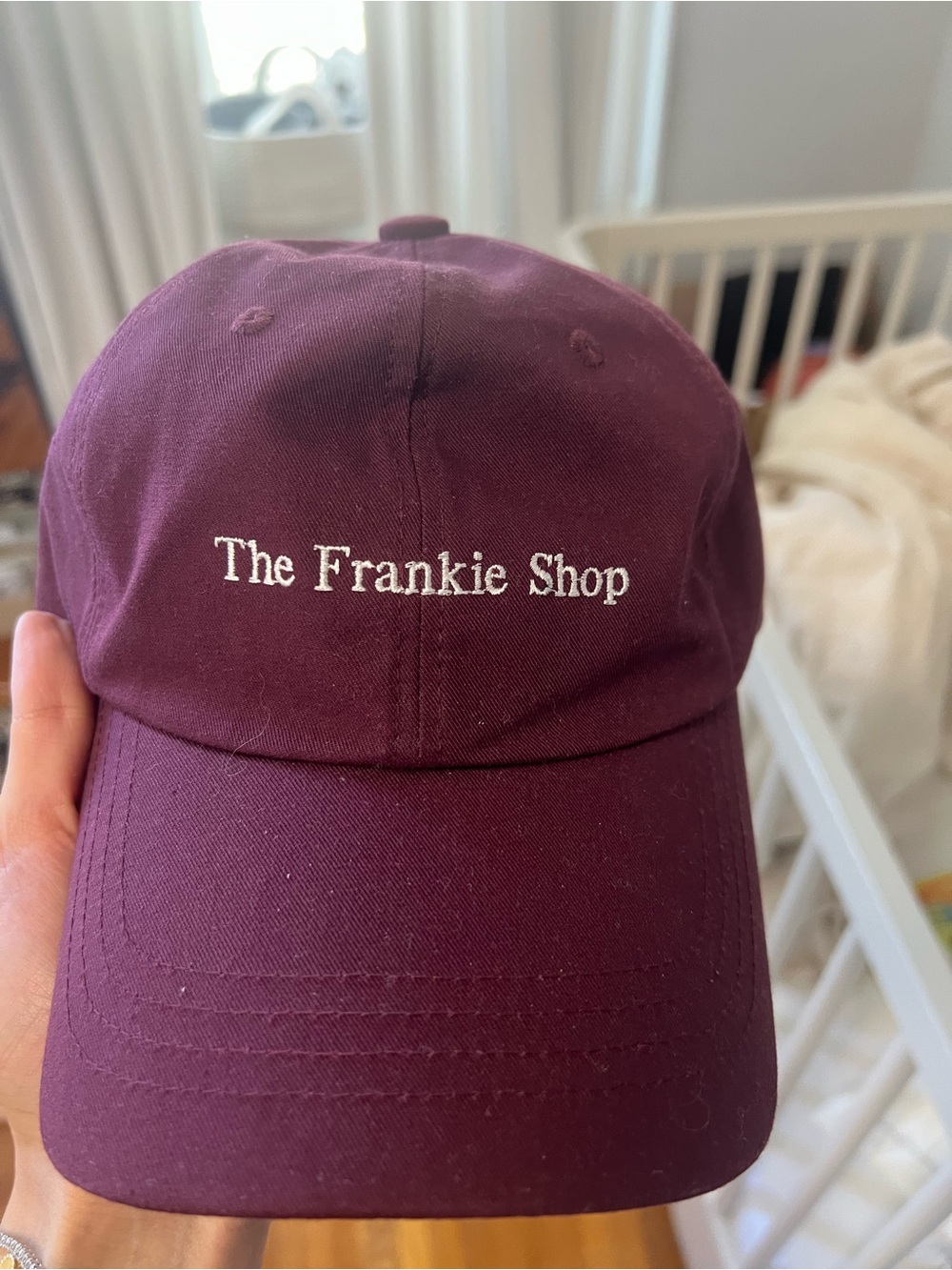 The Frankie Shop Logo Cap - Plum